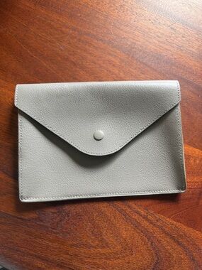 David Yurman leather envelope clutch